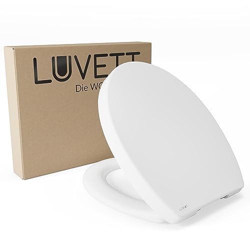 LUVETT® WC-Sitz inkl. 3 Edelstahl...