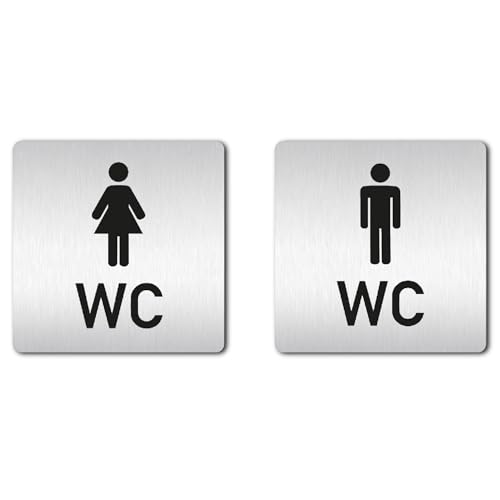 Türschilder24 XXL WC Schilder Standard (B)...