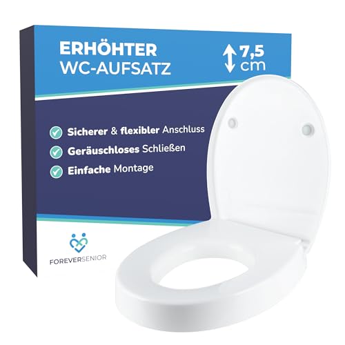 Foreversenior Toilettensitzerhöhung 7,5 cm...