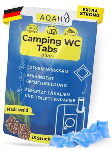 AQAHY Camping Toiletten Zusatz - Tabs blue...