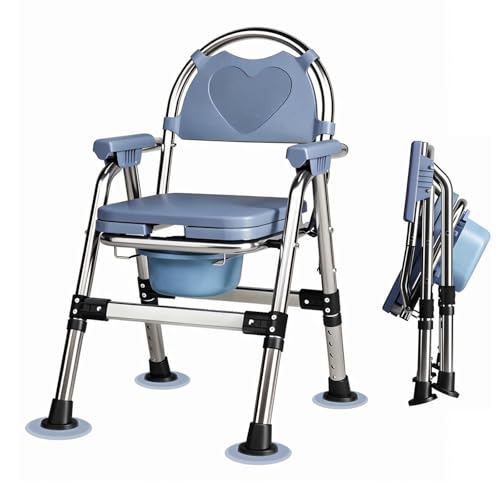 Toilettenstuhl für Senioren,Tragbar...