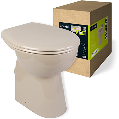 aquaSu® Stand-WC-Set +7 cm | Spülrandlos |...