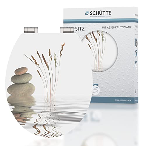 SCHÜTTE WC-Sitz Holzkern HG BALANCE,...