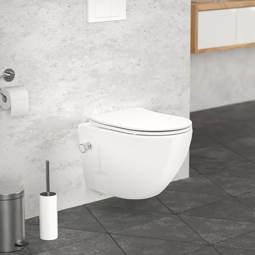 LuxeBath Wand WC Spülrandlos mit...