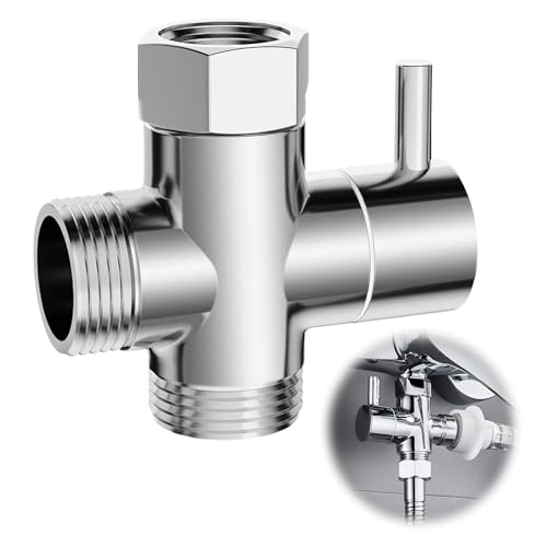 3 Wege Umschaltventil Dusche G1/2', Messing...