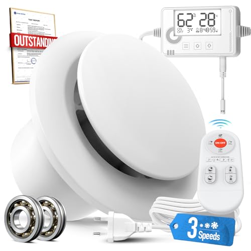 SBONNI 3 Stufen Bad Lüfter mit...