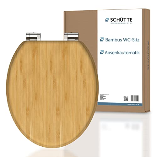SCHÜTTE WC-Sitz BAMBOO mit Absenkautomatik...