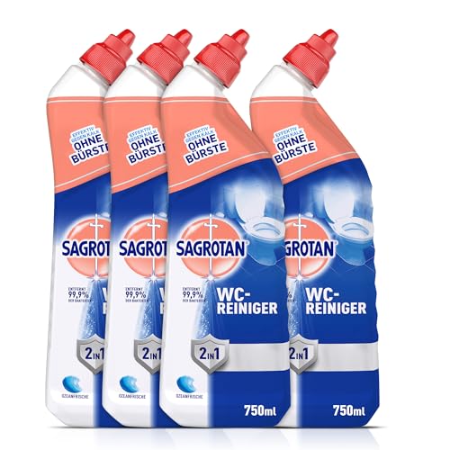 Sagrotan WC-Reiniger Ozeanfrische – 2in1...