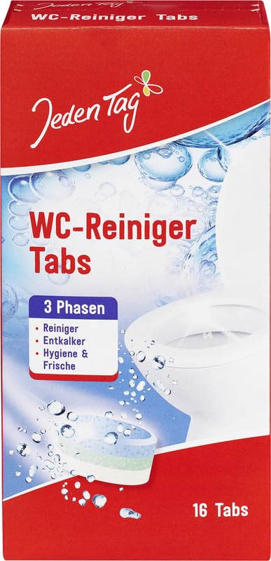 Jeden Tag WC-Reiniger Tabs, 16 x 20 g