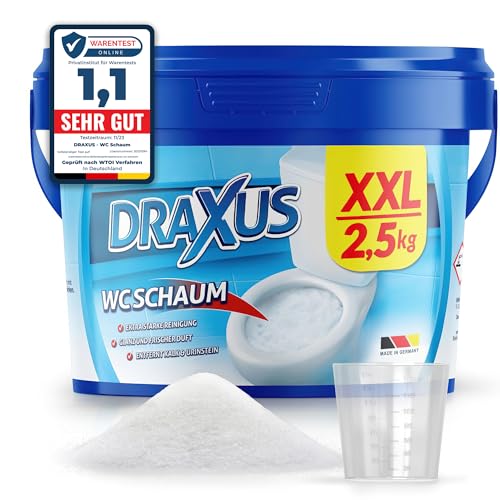 DRAXUS WC Schaum im XXL Pack (2,5kg), Extra...